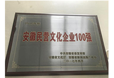 2016年度全省民营文化100强