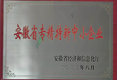 安徽省专精特新中小企业